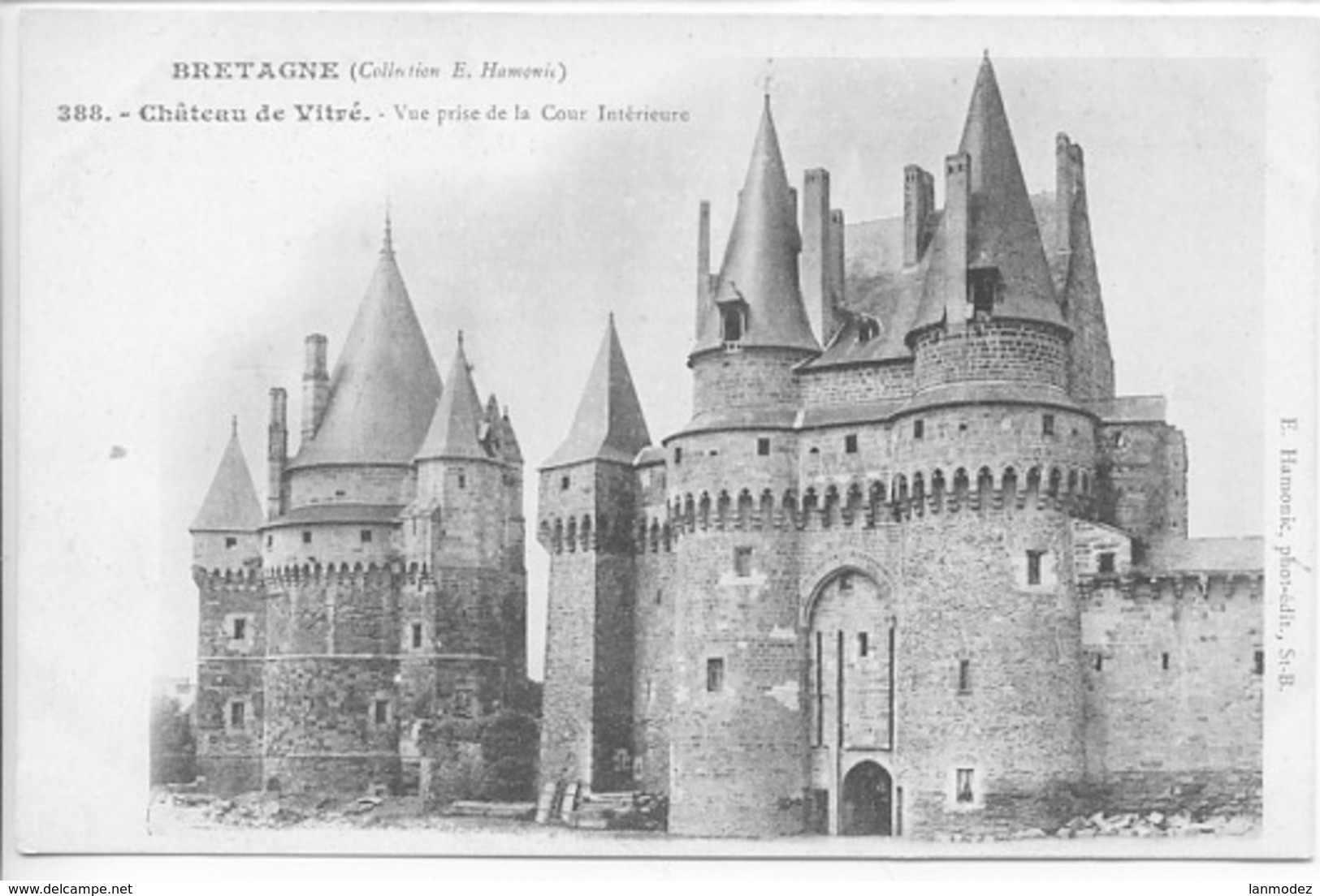 Dpt 35 Vitre Chateau Collection Hamonic Chateaux De Bretagne No388 - Vitre