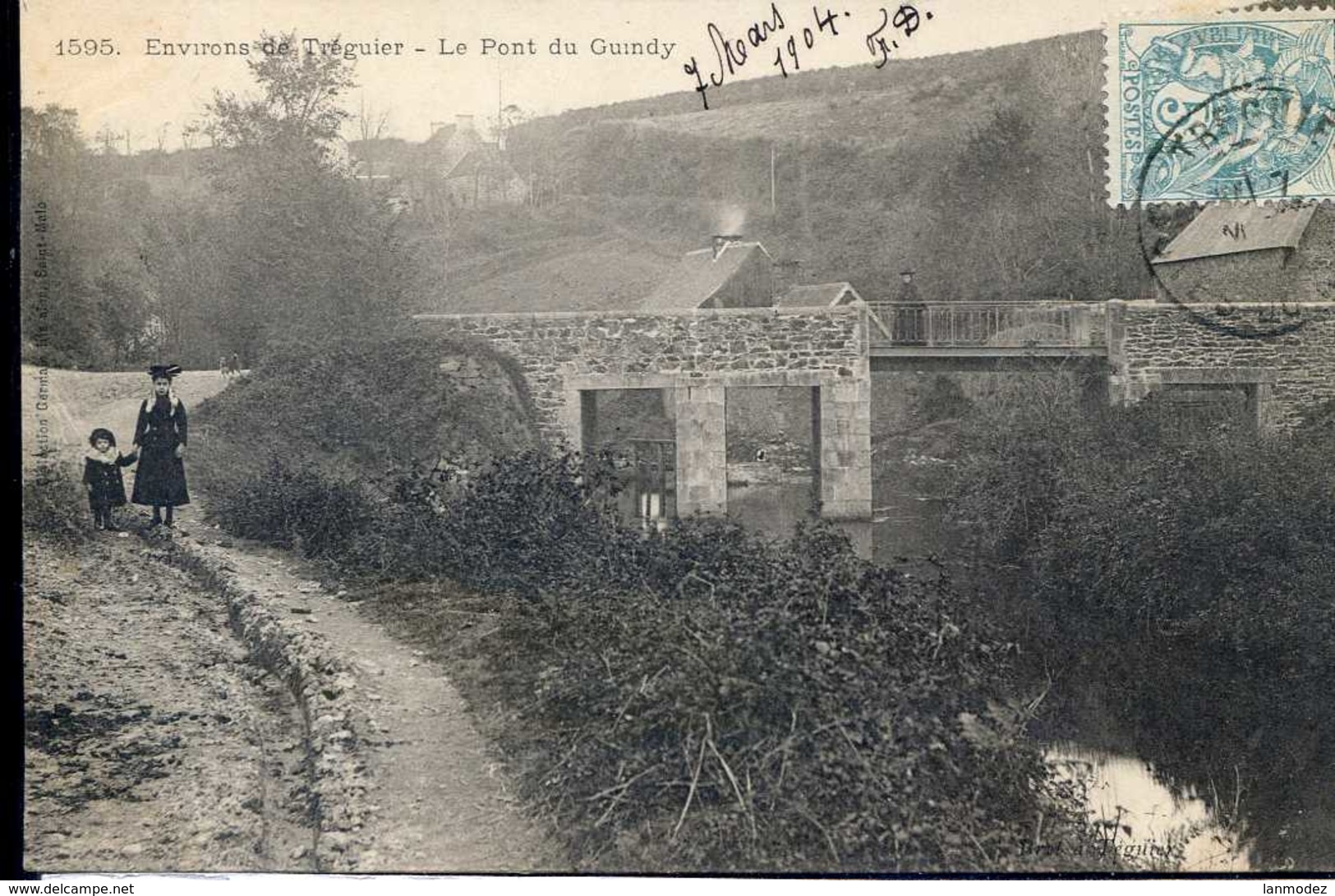 Dpt 22 Treguier Ponts Le Pont Du Guindy No1595 - Tréguier