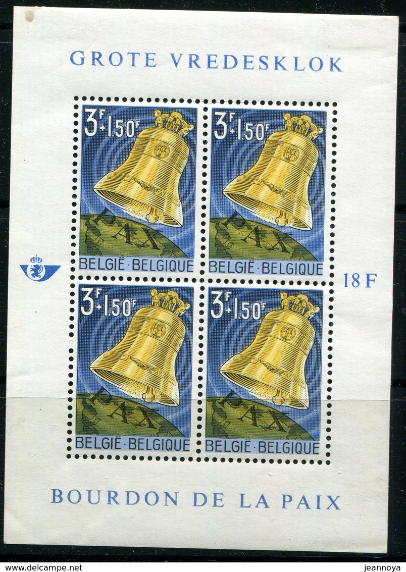 BELGIQUE - BLOC FEUILLET N° 34  * BOURDON DE LA PAIX - TB - 1924-1960