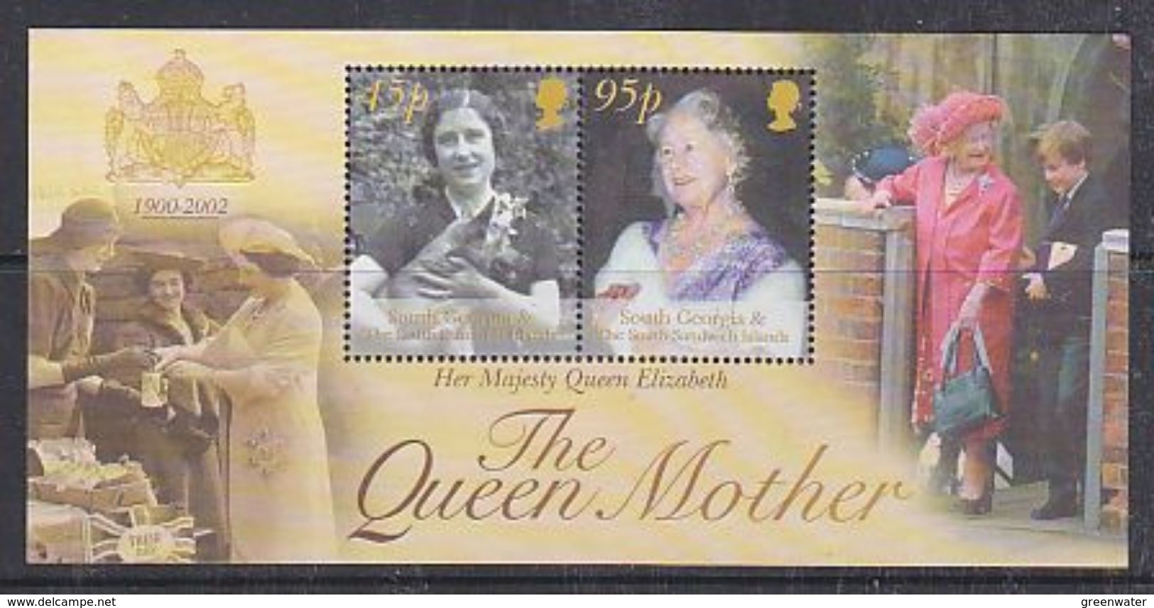 South Georgia 2002 The Queen Mother M/s ** Mnh (41714D) - Zuid-Georgia