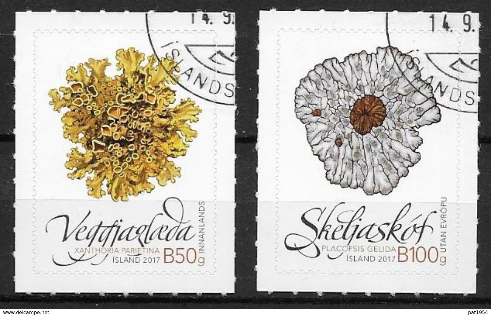 Islande 2017 N°1462/1463 Oblitérés  Flore Sauvage - Used Stamps