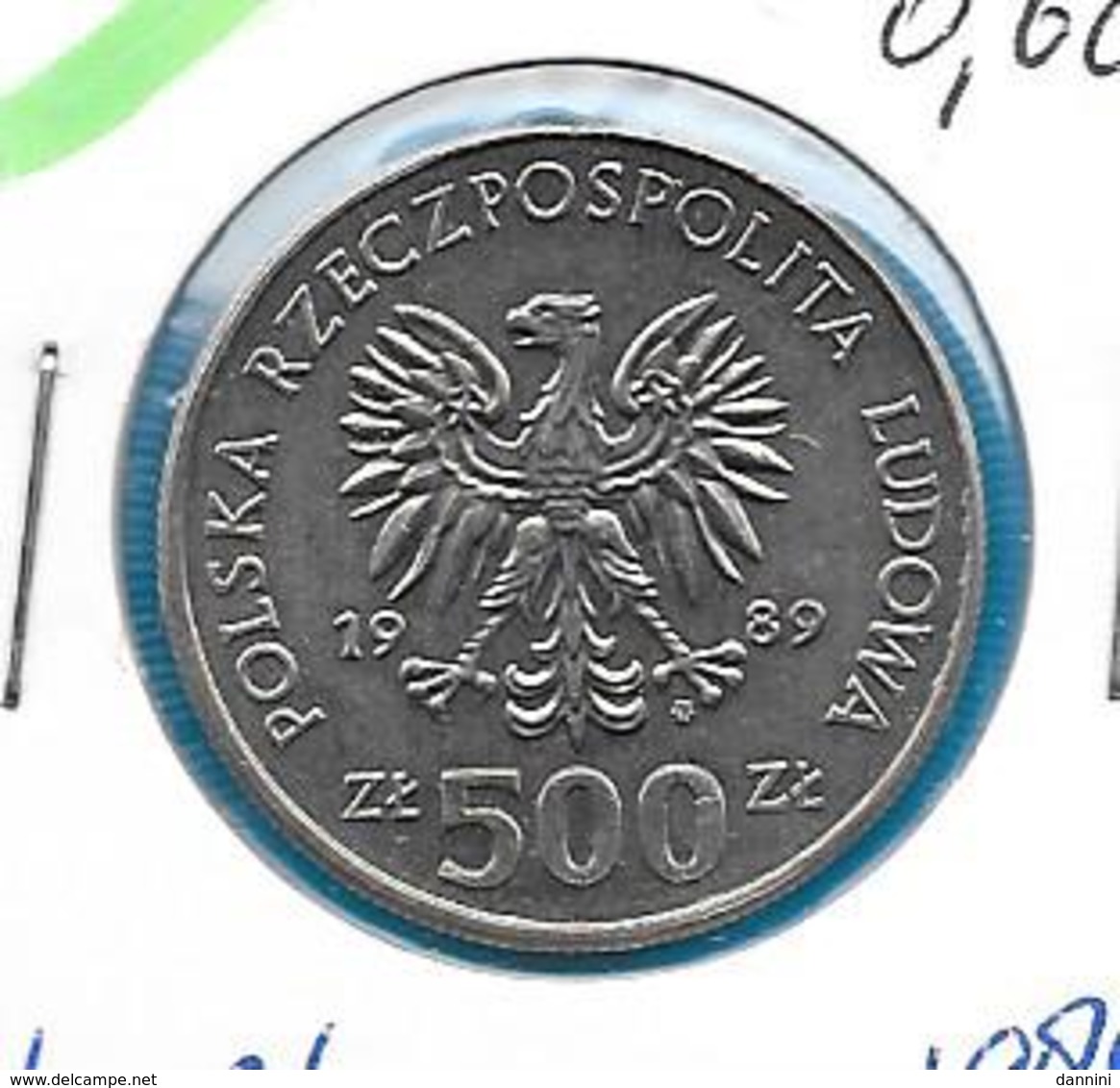 Polen 500 Zloty 1989 - KM 194 - Polen