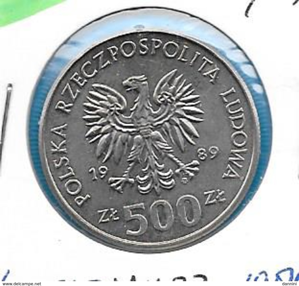 Polen 500 Zloty 1989 - KM 185 - Pologne