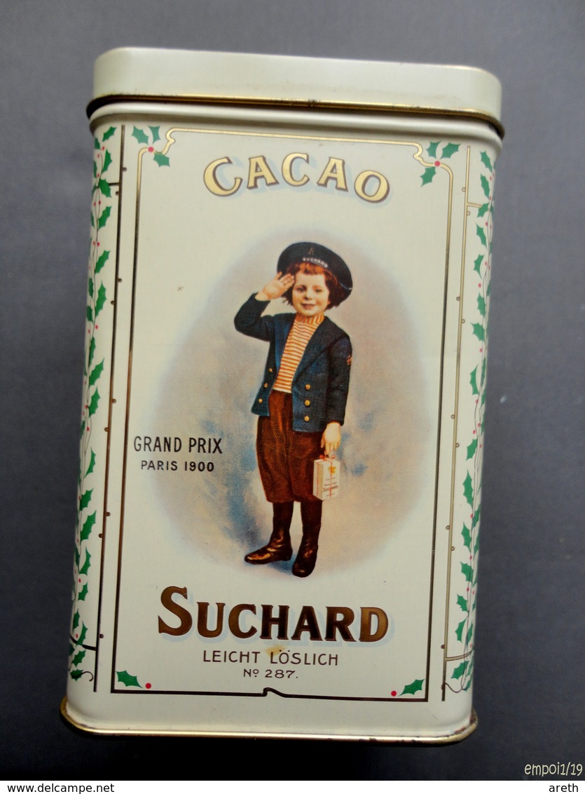 Ancienne Boîte  En Metal Cacao  SUCHARD / MILKA-   Neuchatel  Suisse - Boîtes