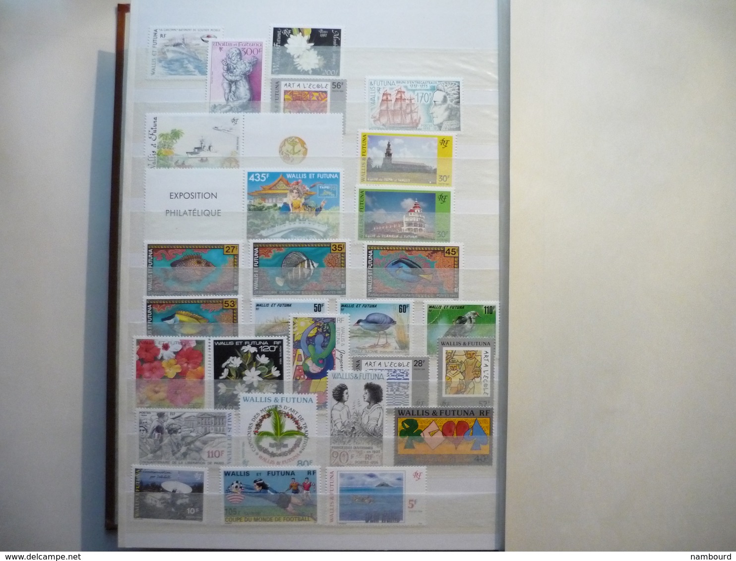 Collection avancée de timbres neufs de Wallis et Futuna du début des émissions à 2009