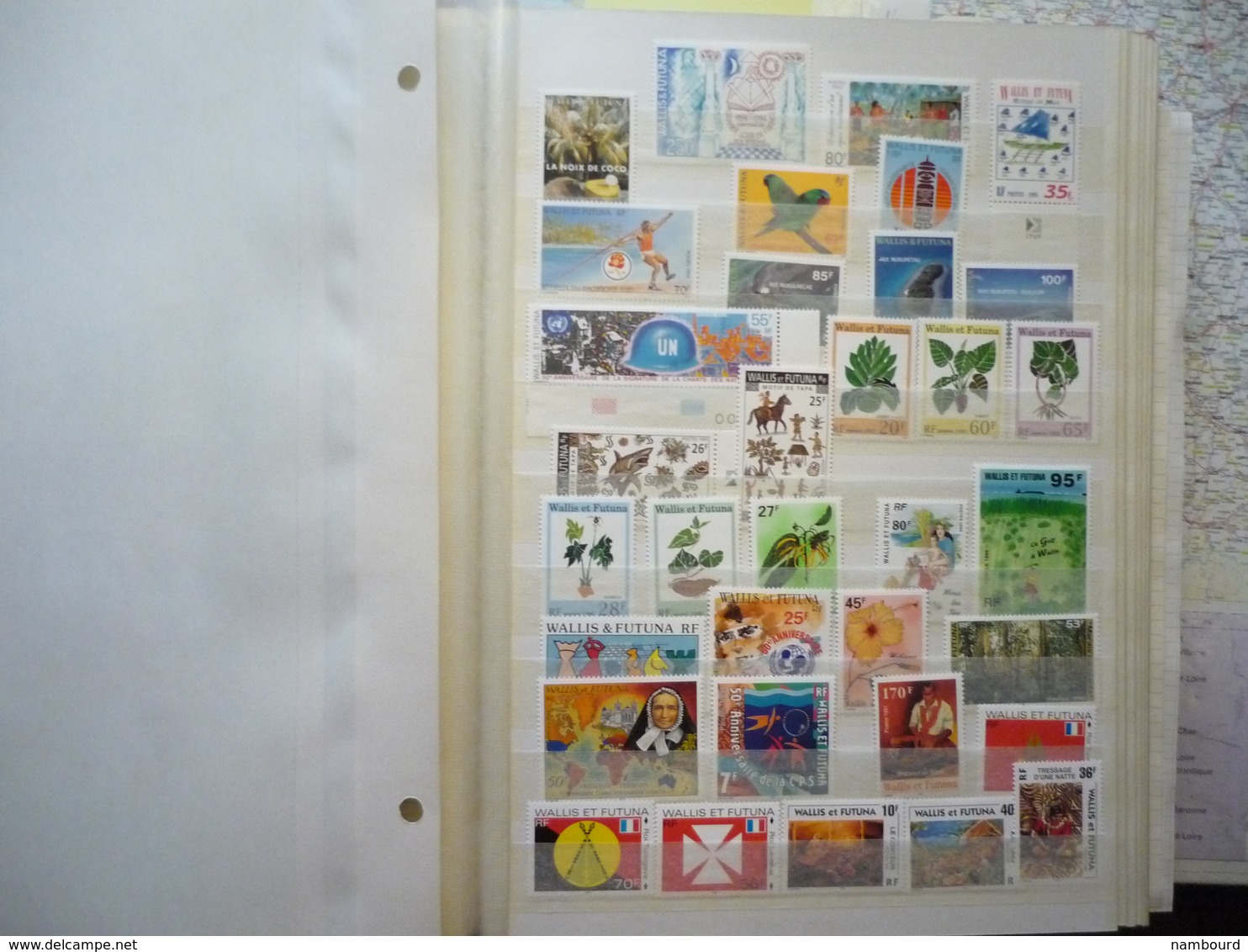 Collection avancée de timbres neufs de Wallis et Futuna du début des émissions à 2009