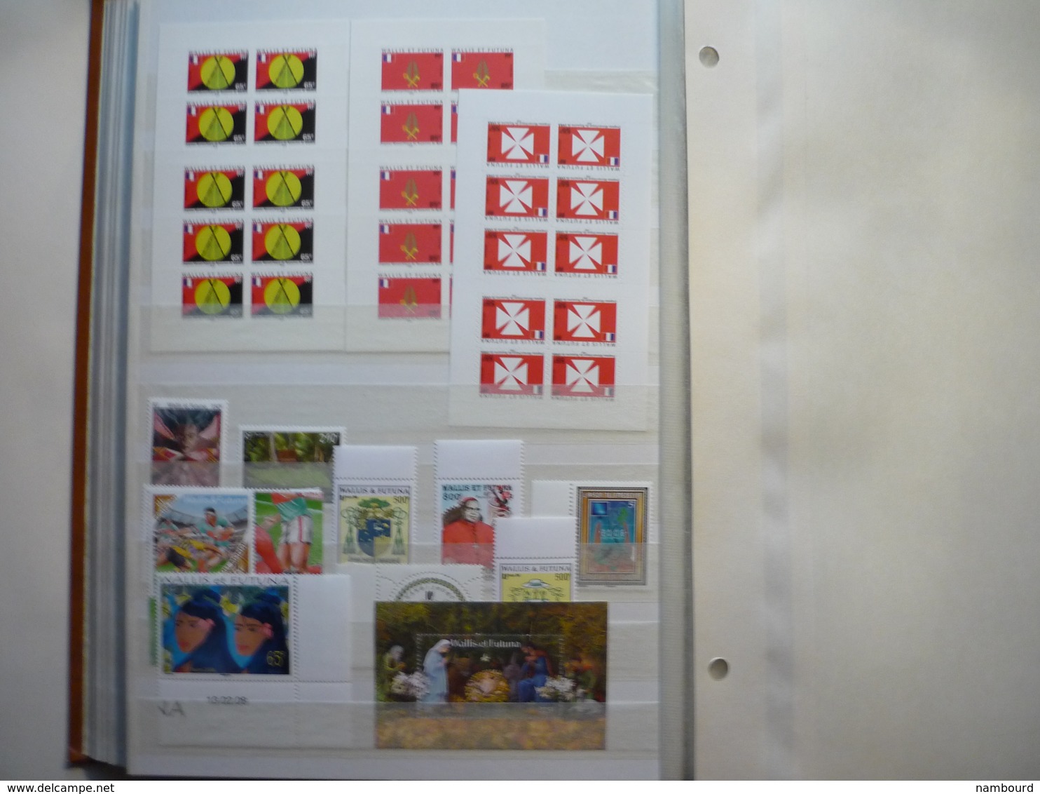 Collection avancée de timbres neufs de Wallis et Futuna du début des émissions à 2009