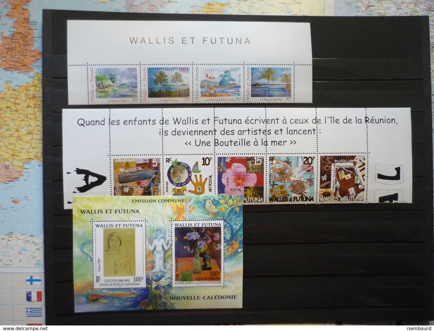 Collection avancée de timbres neufs de Wallis et Futuna du début des émissions à 2009