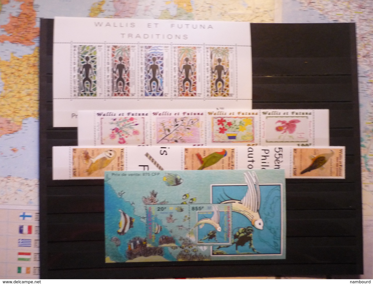 Collection avancée de timbres neufs de Wallis et Futuna du début des émissions à 2009