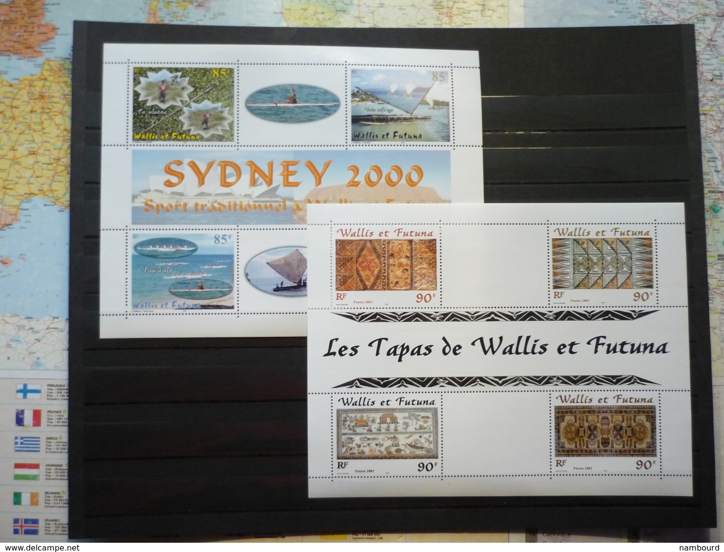 Collection avancée de timbres neufs de Wallis et Futuna du début des émissions à 2009