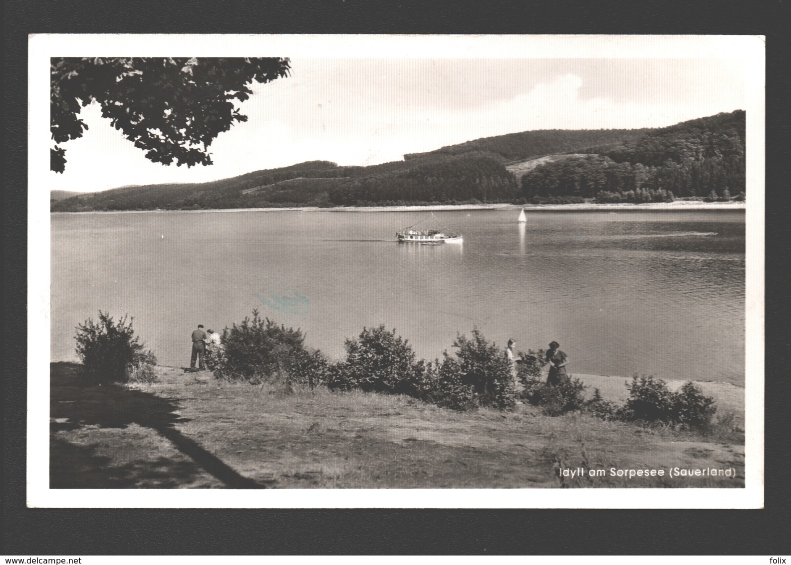 Sorpesee - Idyll Am Sorpesee (Sauerland) - Fotokarte - 1955 - Tax - Animiert - Boot - Sundern