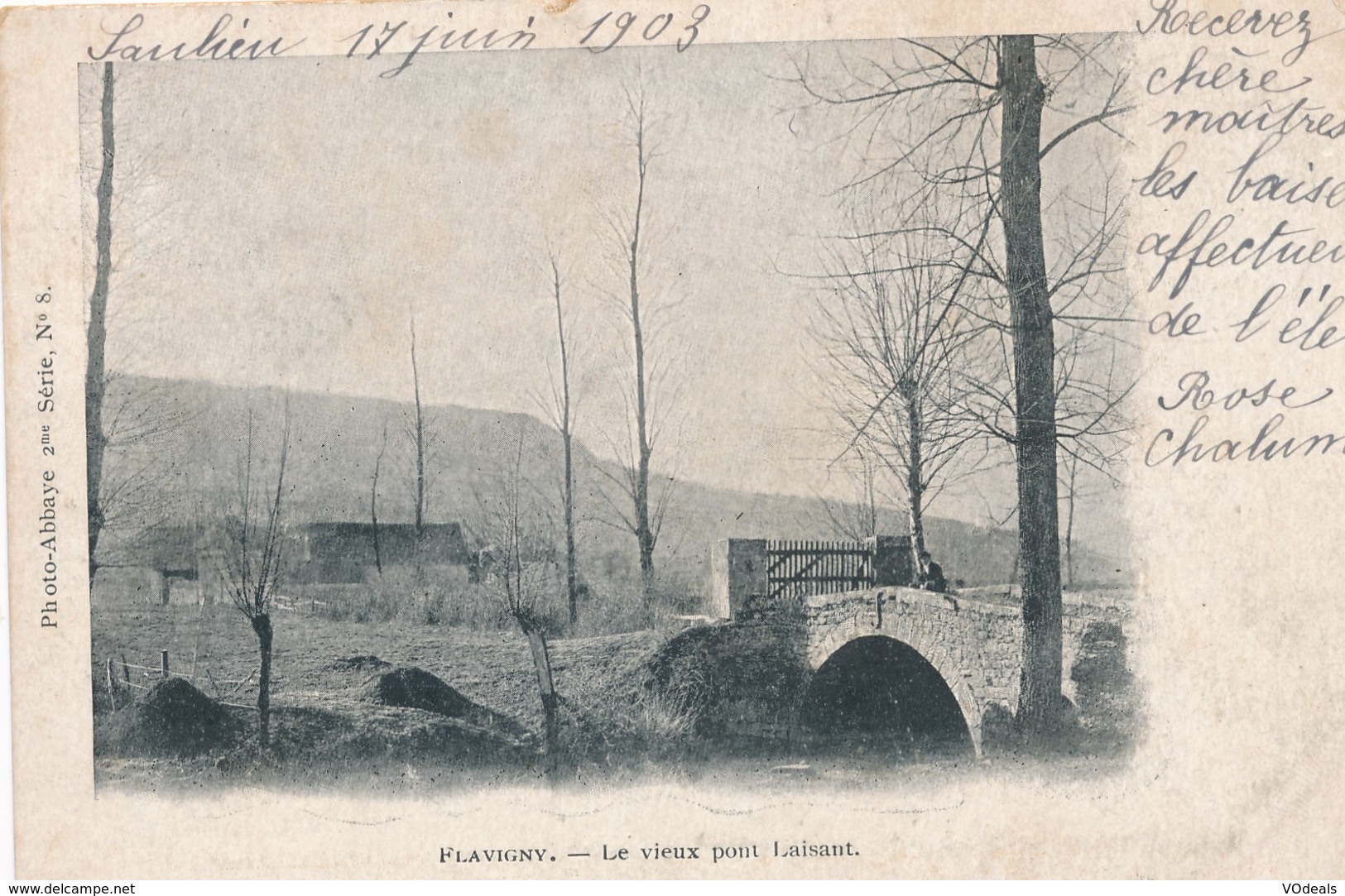 CPA - France - (21) Côte D'Or - Flavigny - Le Vieux Pont Laisant - Autres & Non Classés