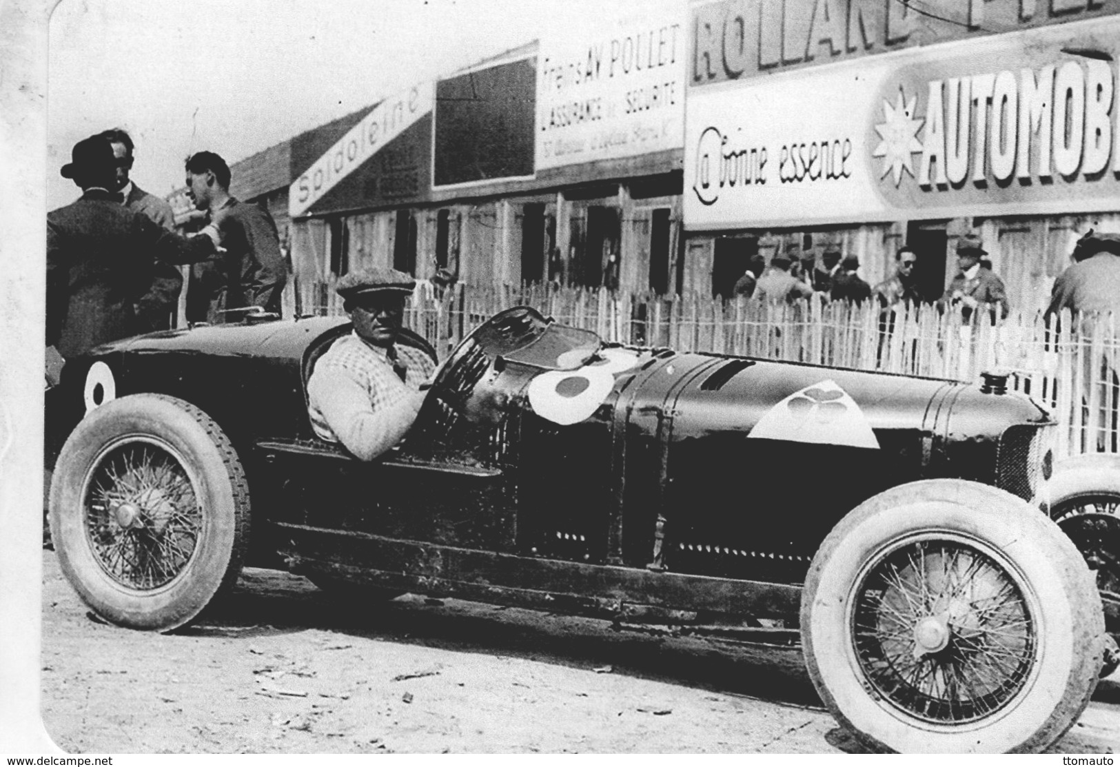 Grand Prix De France Montlhery 1925   -  Antonio Ascari (Alfa Romeo)  -  Carte Postale Modern Miniature - Grand Prix / F1