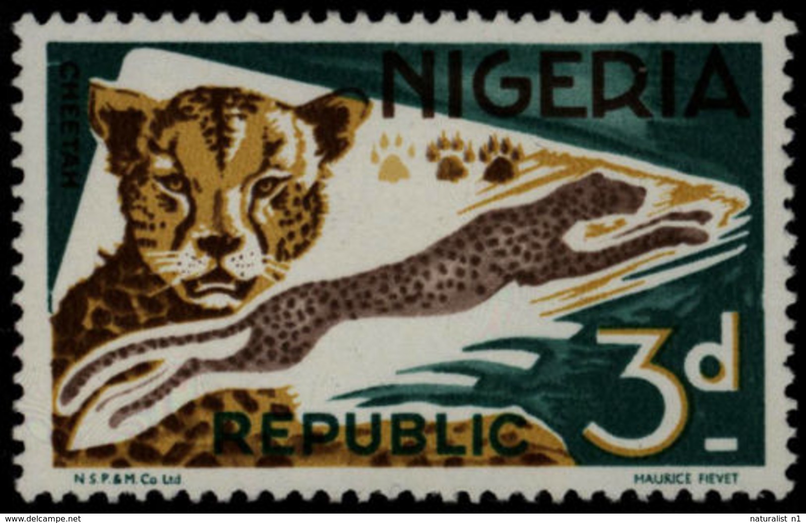 Nigeria 1972 **MNH Cheetah Gepard Guépard - Raubkatzen