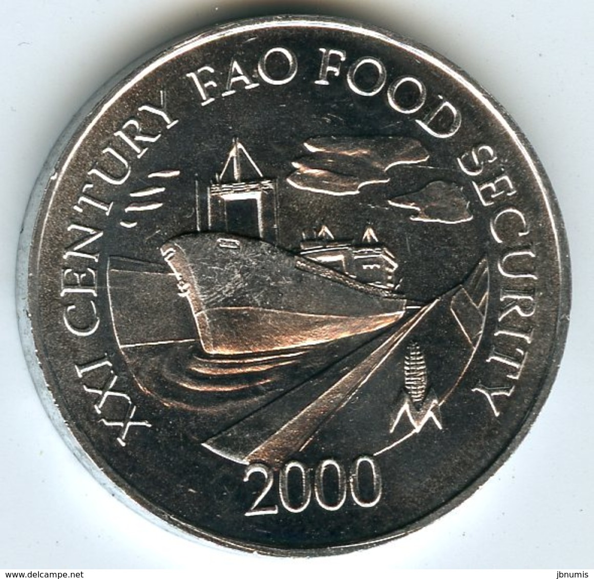 Panama 1 Centesimo 2000 FAO Canal UNC KM 132 - Panama