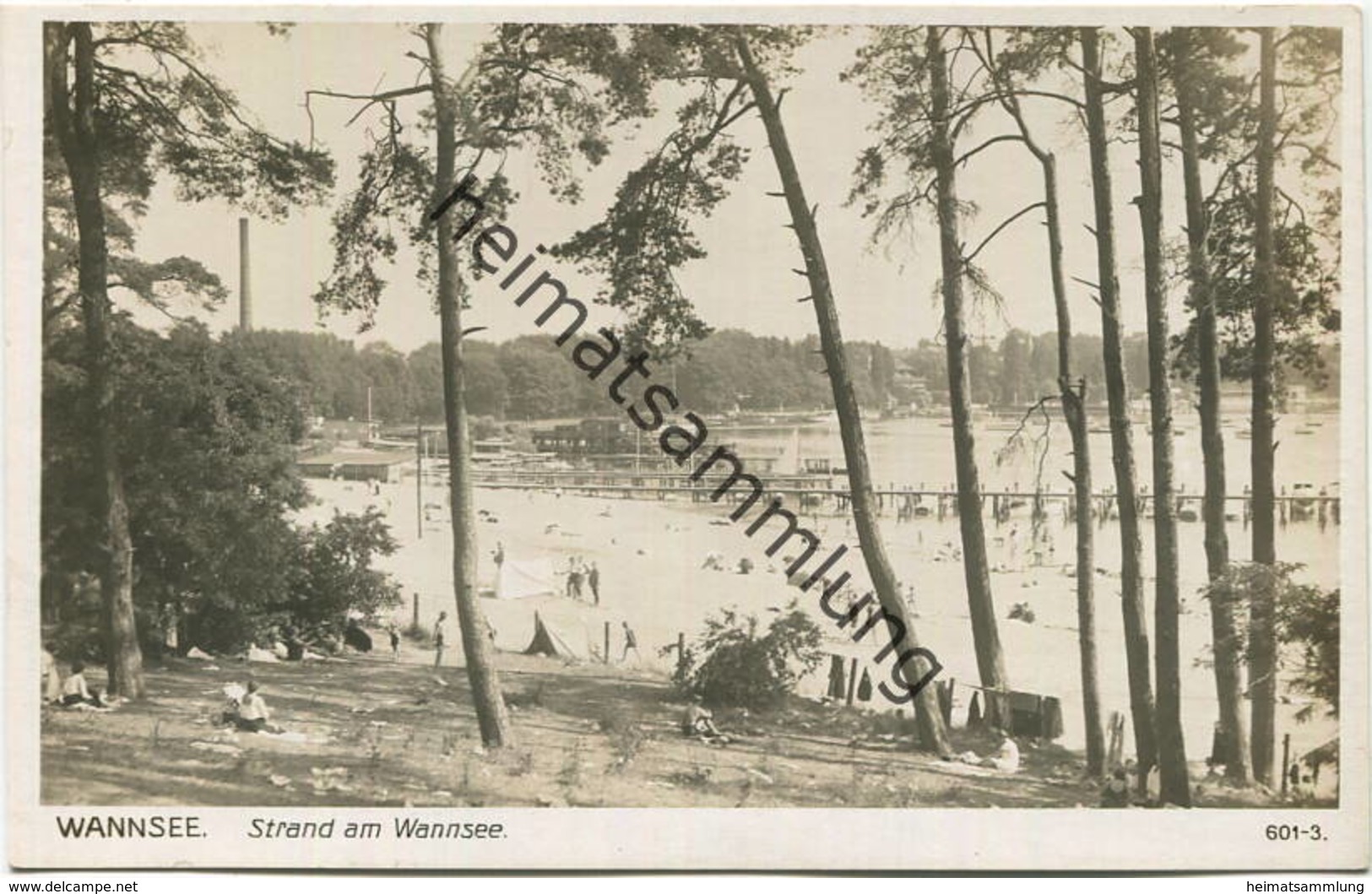 Berlin - Strand Am Wannsee - Foto-AK 40er Jahre - Verlag Ludwig Walter Berlin - Wannsee