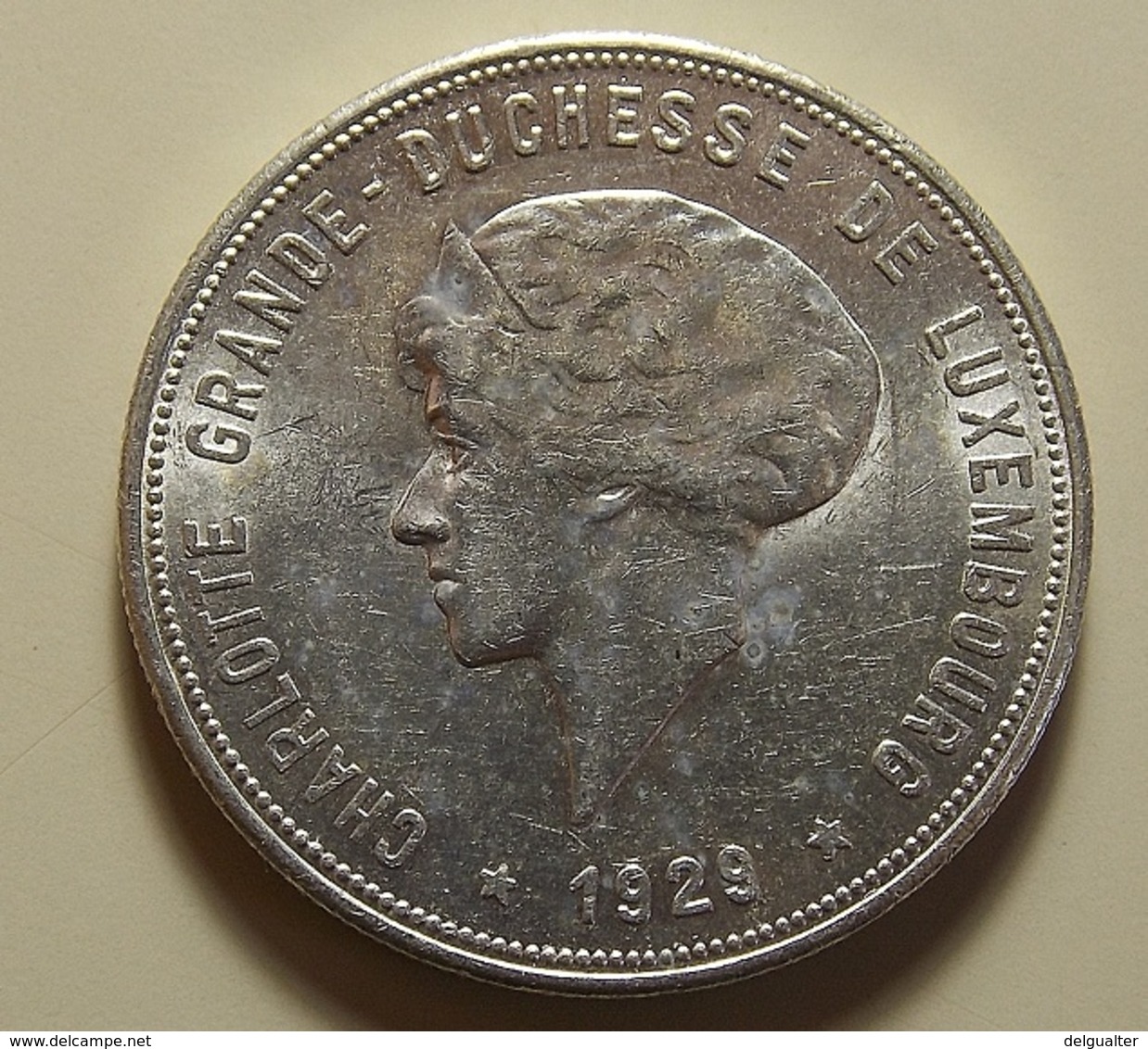 Luxembourg 10 Francs 1929 Silver - Luxembourg