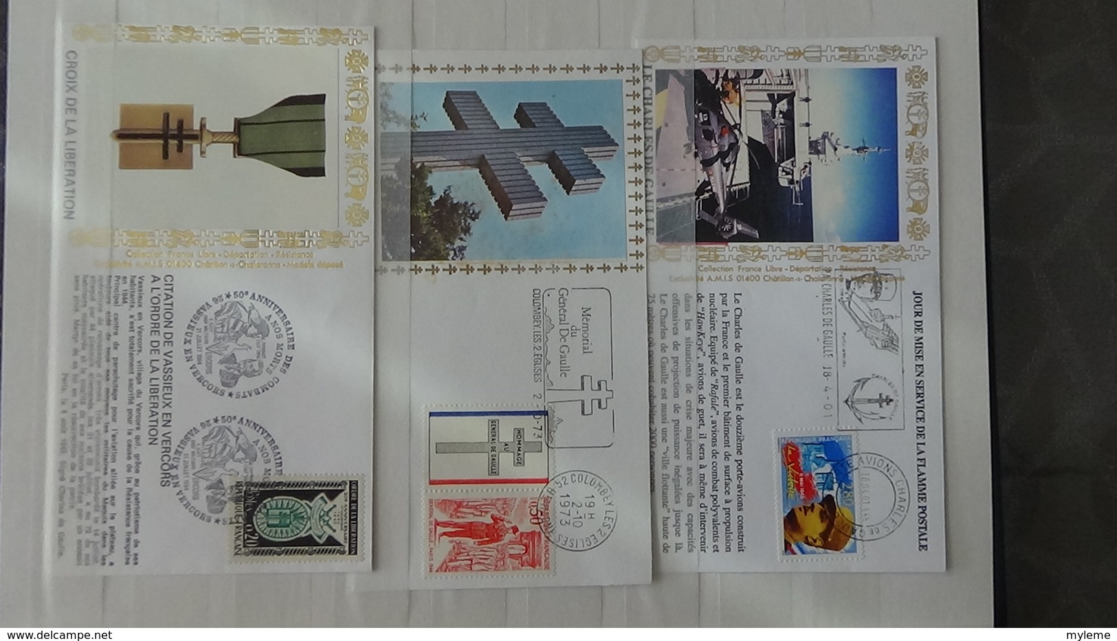 Belle Thématique Sur Le Général De Gaulle, Timbres), ND, Blocs, Enveloppes .... A Saisir !!! - Collections (en Albums)