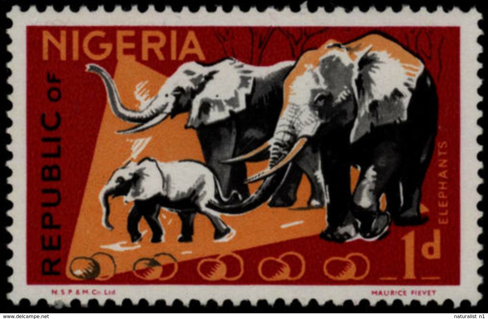 Nigeria 1972 **MNH Elephant éléphant Elefant - Elefanten