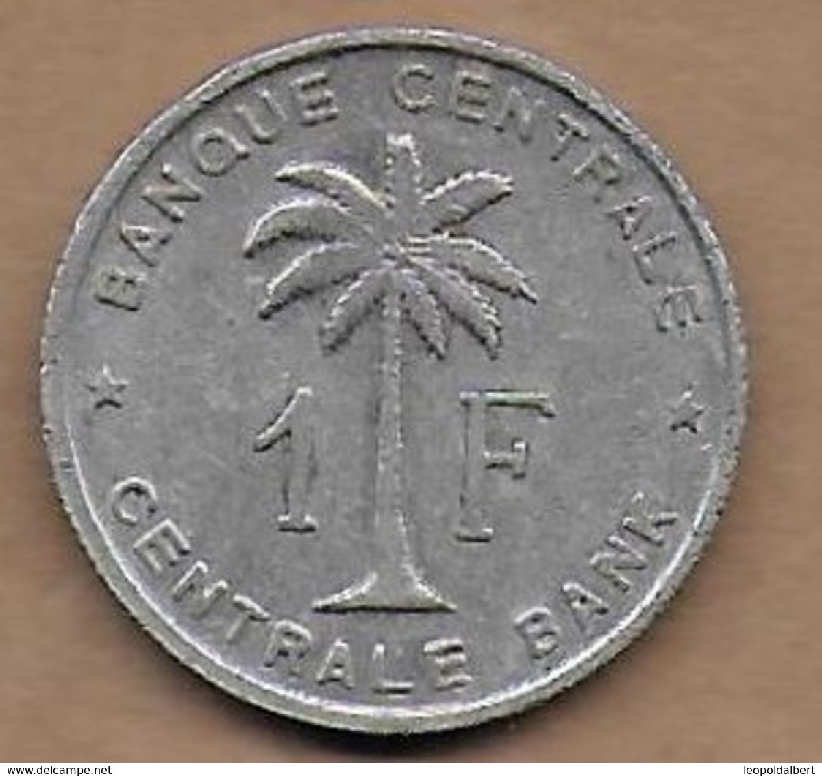 1 Franc Congo-Belge 1958 - 1951-1960: Baudouin I