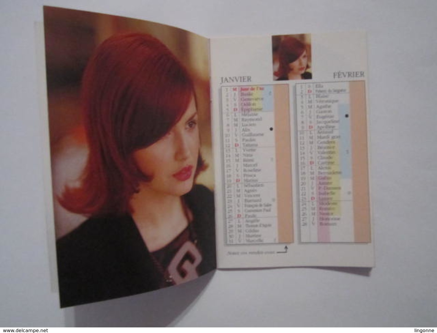 1997 PETIT CALENDRIER AGENDA COIFFURE PARFUMERIE SALON A FEMINA LANGRES (52) - Petit Format : 1991-00