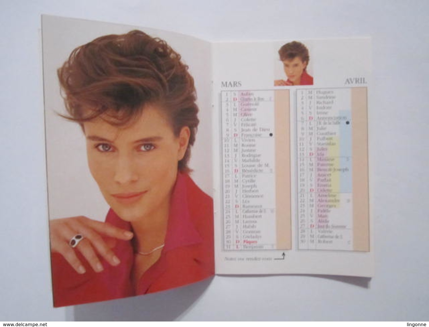 1997 PETIT CALENDRIER AGENDA COIFFURE PARFUMERIE SALON A FEMINA LANGRES (52) - Petit Format : 1991-00