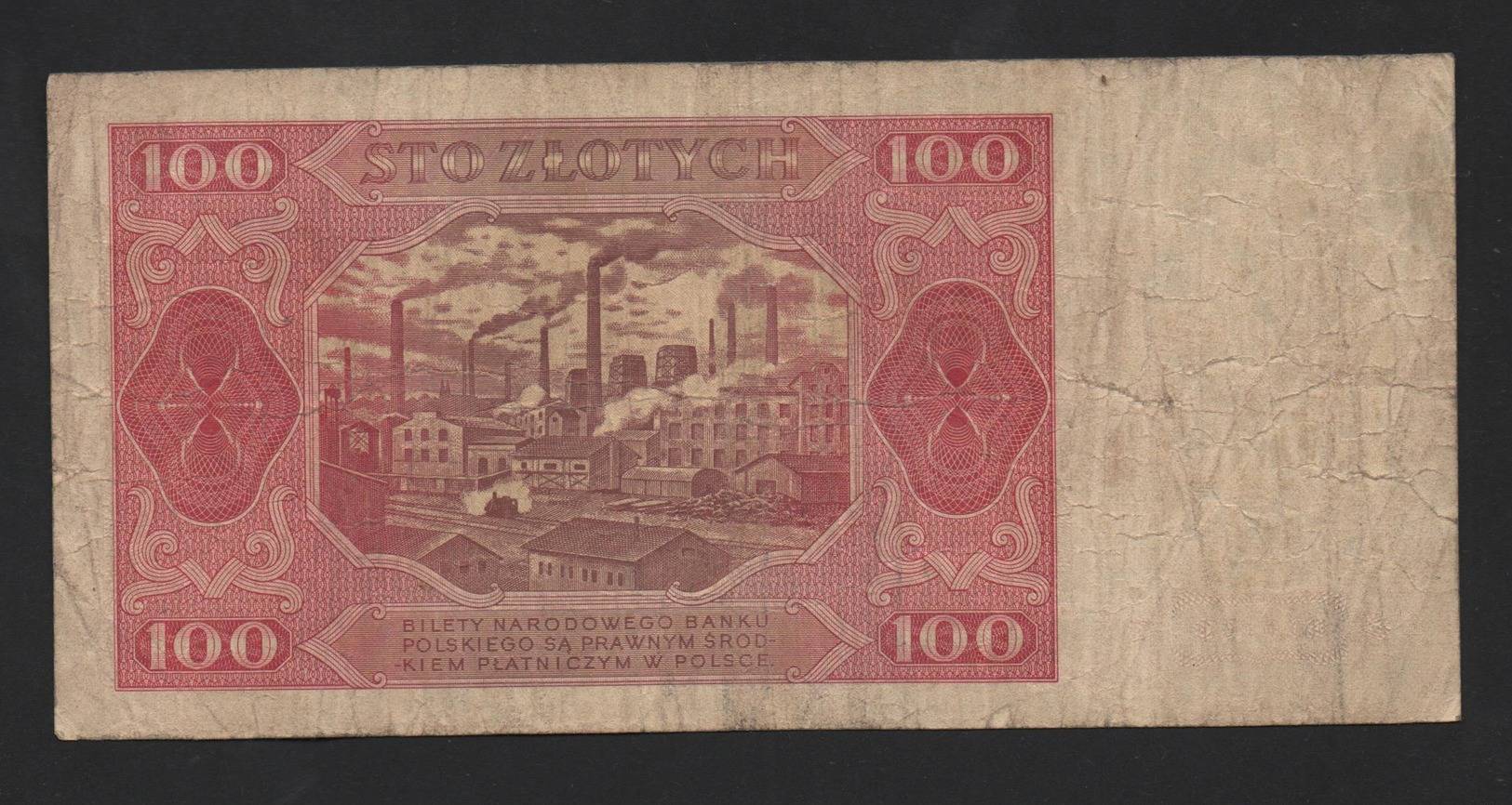 Polonia   100 Zloty P-139a.4 - 1948 Circolato - Pologne