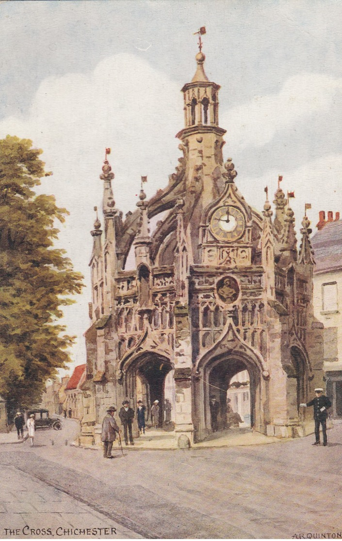 CHICHESTER , England , 1939 ; The Cross ; Artist A.R.QUINTON - Chichester