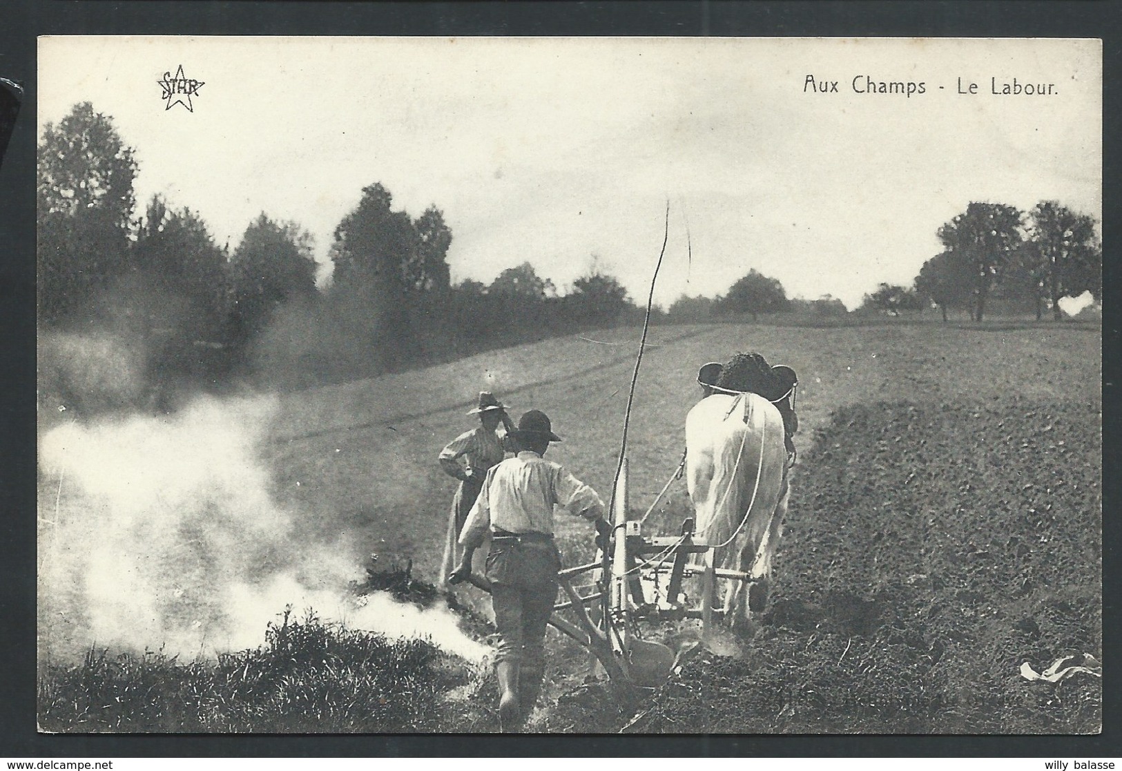 +++ CPA - Ferme - Agriculture - Culture - Attelage Agricole - Aux Champs - Le Labour - Métier    // - Culturas