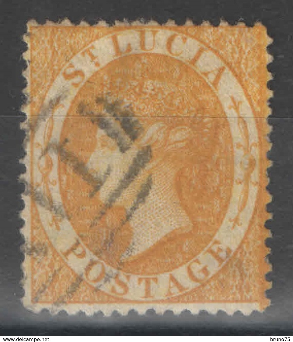 Sainte-Lucie - St. Lucia - YT 16 Oblitéré - 1864 - Ste Lucie (...-1978)