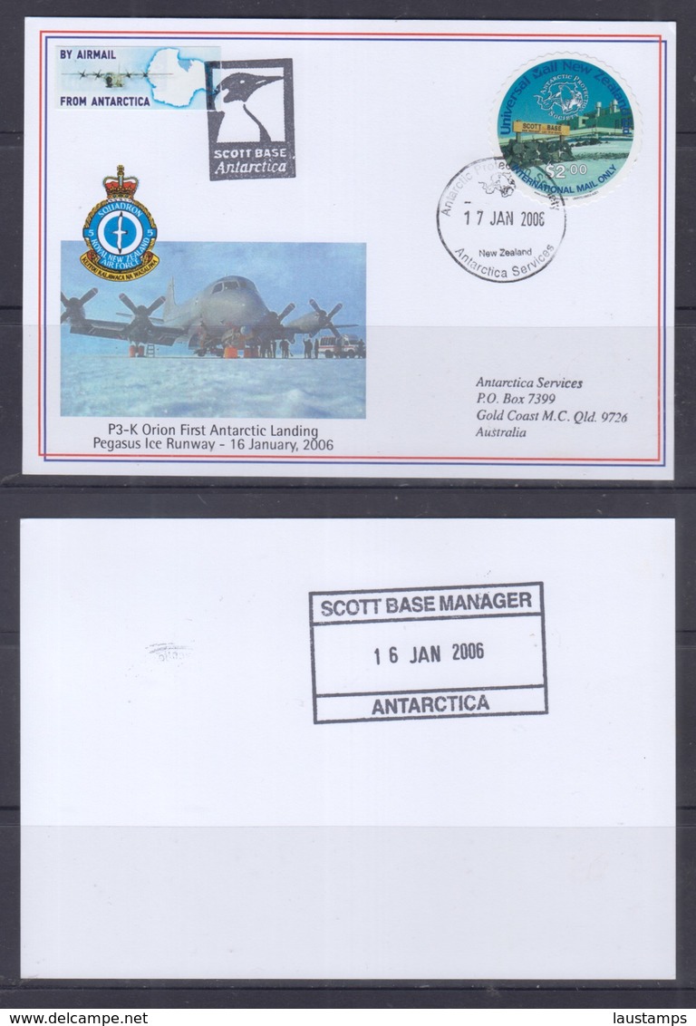 New Zealand 2006 Scott Base Antarctica Cover - Altri & Non Classificati