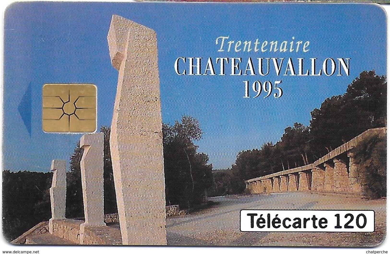 TÉLÉCARTE PHONECARD F 559 CHATEAUVALLON 1995 - 120 Einheiten