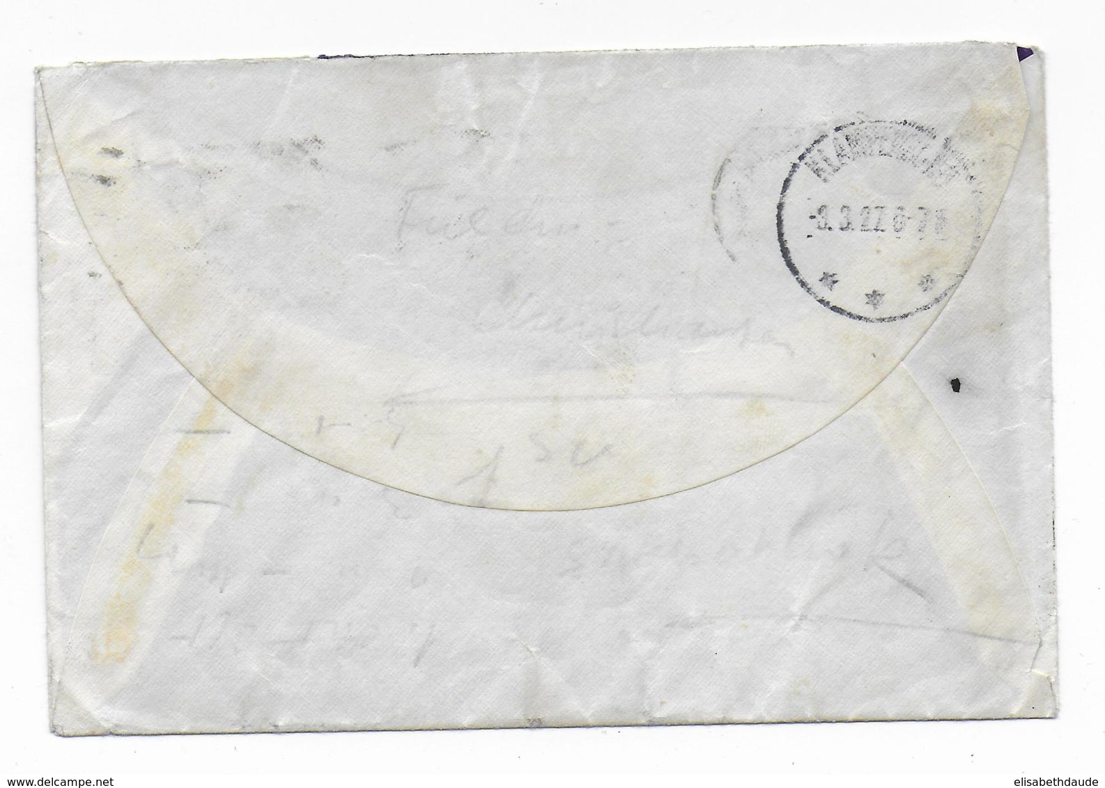 1927 - OBLITERATION De NORVEGE Sur TIMBRE ISLANDE : LETTRE => COPENHAGUE (DANEMARK) OBLITEREE à BERGEN - MARITIME - Storia Postale