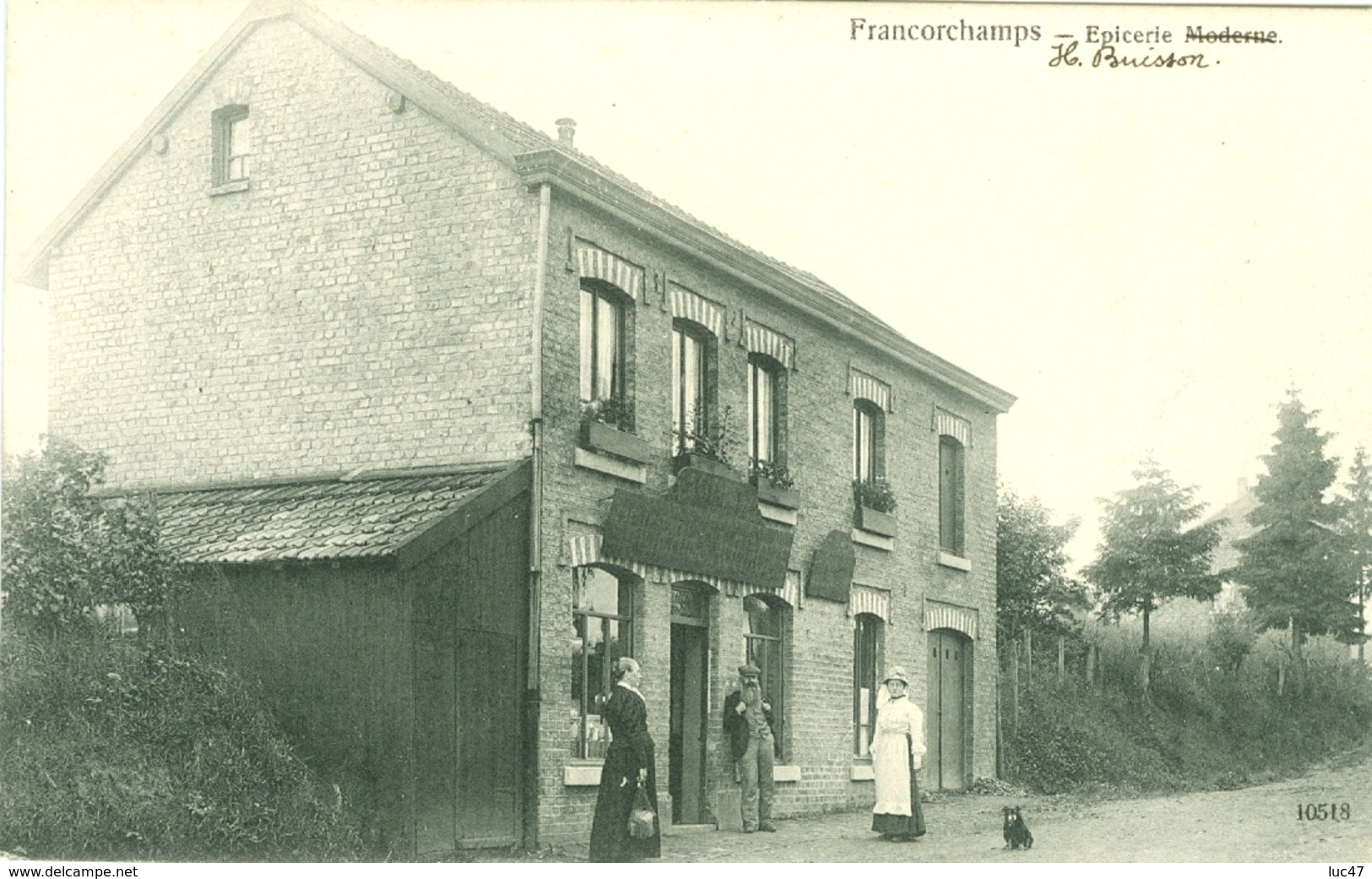 Lot De 5 Cartes Francorchamps ( Villa Albert - Douane - Villa Jaspar - Hôtel Des Bruyères - Epicerie Moderne ) - Stavelot