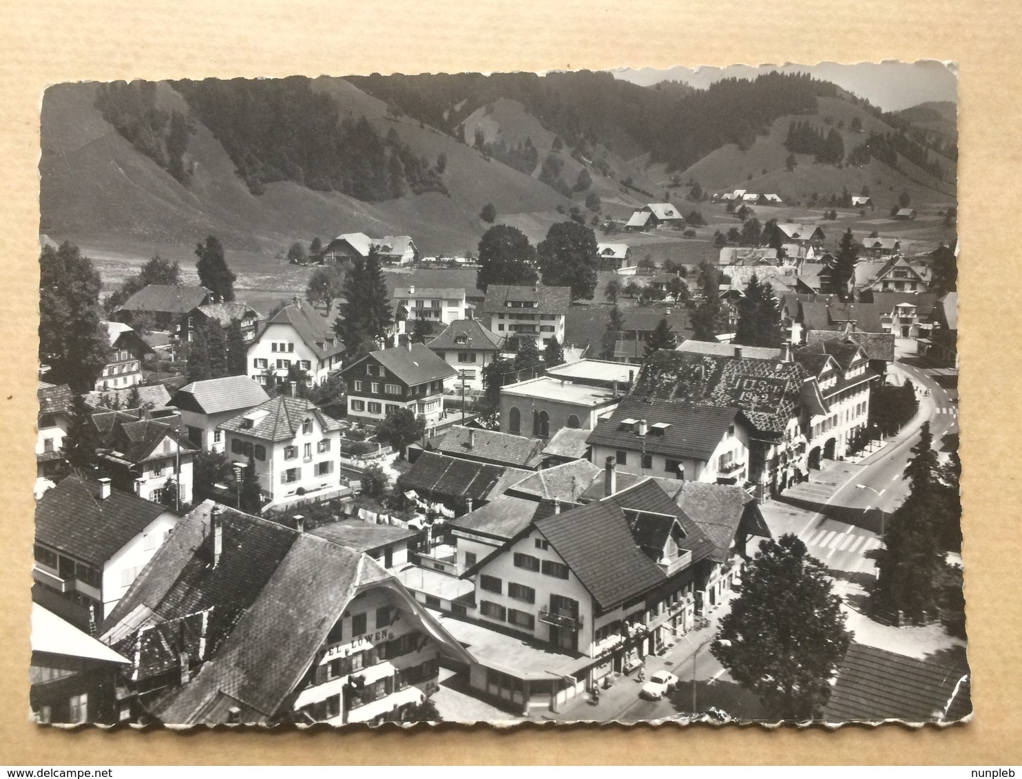 SWITZERLAND - ESCHOLZMATT Mit Dem Glugzeug Uber....LU 214 - 1962 - Escholzmatt