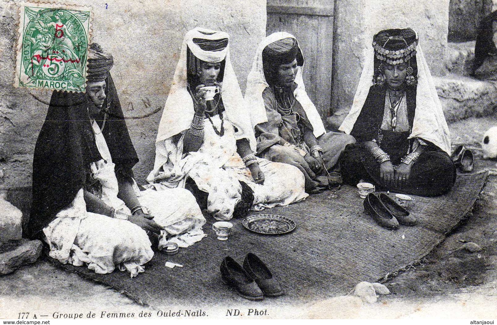 MAROC- 593 2 - Groupe De Femmes Des Ouled-Nails. - Sonstige & Ohne Zuordnung