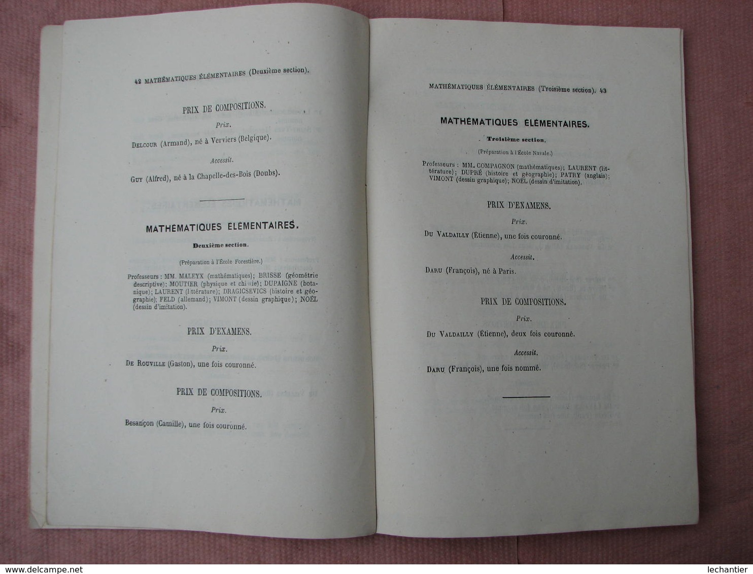 Collége Stanislas 10 Aout 1869  Distribution Des Prix  144 Pages 155X235 TBE - Diplômes & Bulletins Scolaires