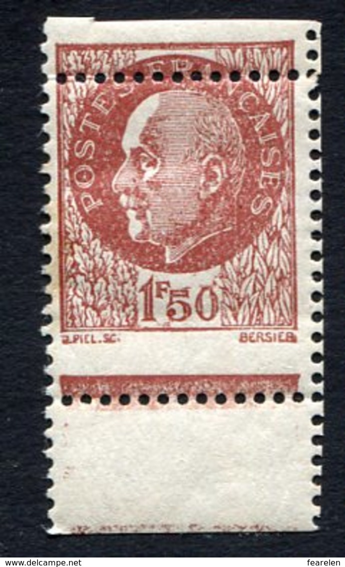 France N°517 Neuf*, Variété Piquage Décalé - 1941-42 Pétain