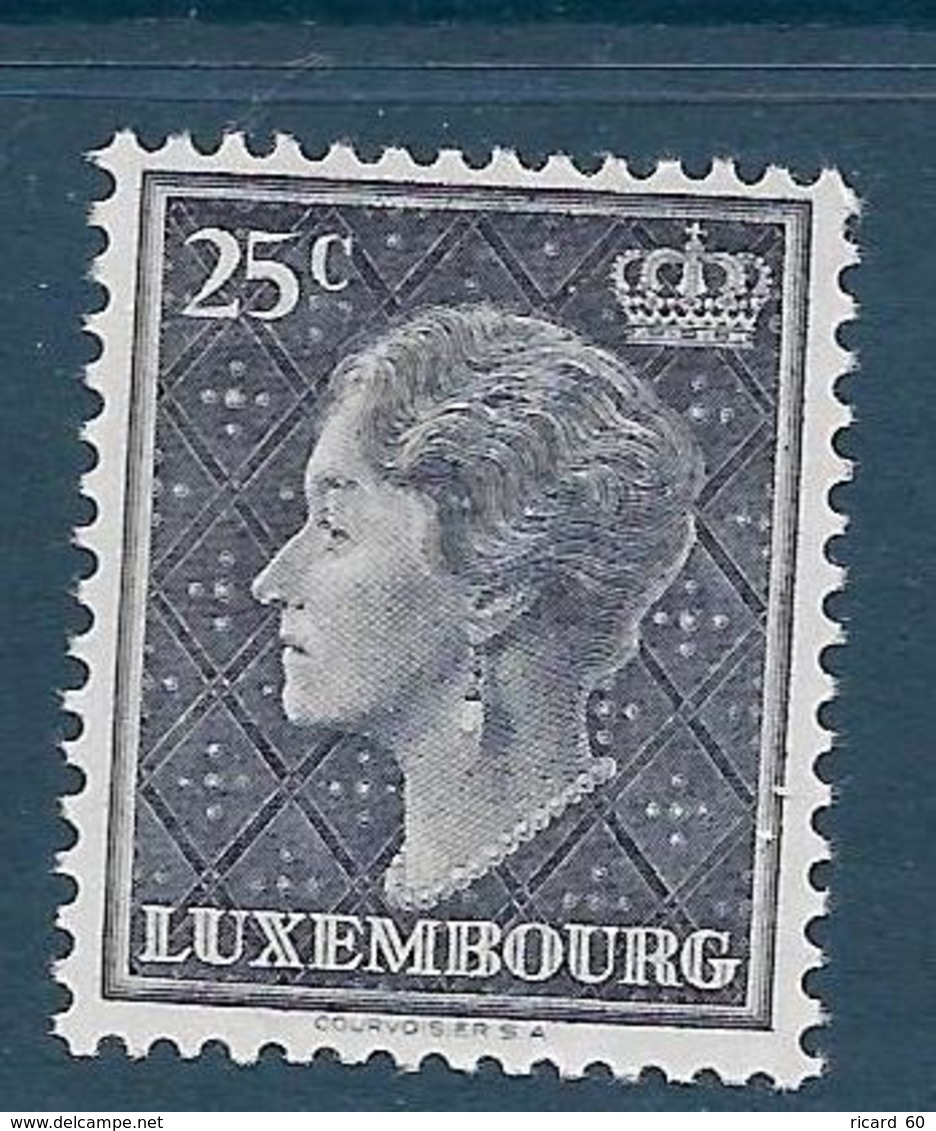 Timbres Neuf** Du Luxembourg, N°415 Yt, Grande Duchesse Charlotte - 1944 Charlotte Di Profilo Destro