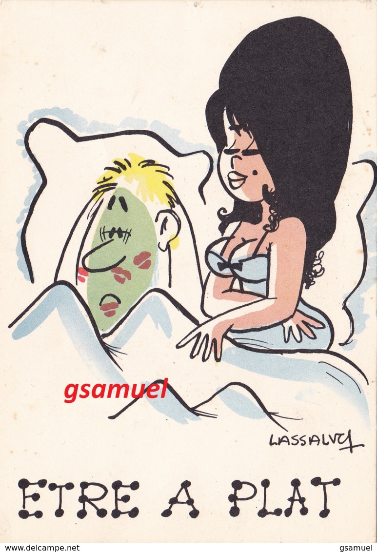 Illustrateur LASSALVY - Sensuelle - être à Plat  (voir Scan). - Lassalvy