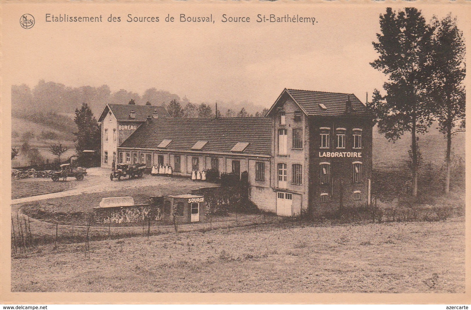 Etablissement Des Sources De Bousval , Source  St  Barthelemy  ,eau Minérale Naturelle ( Genappe ) - Genappe