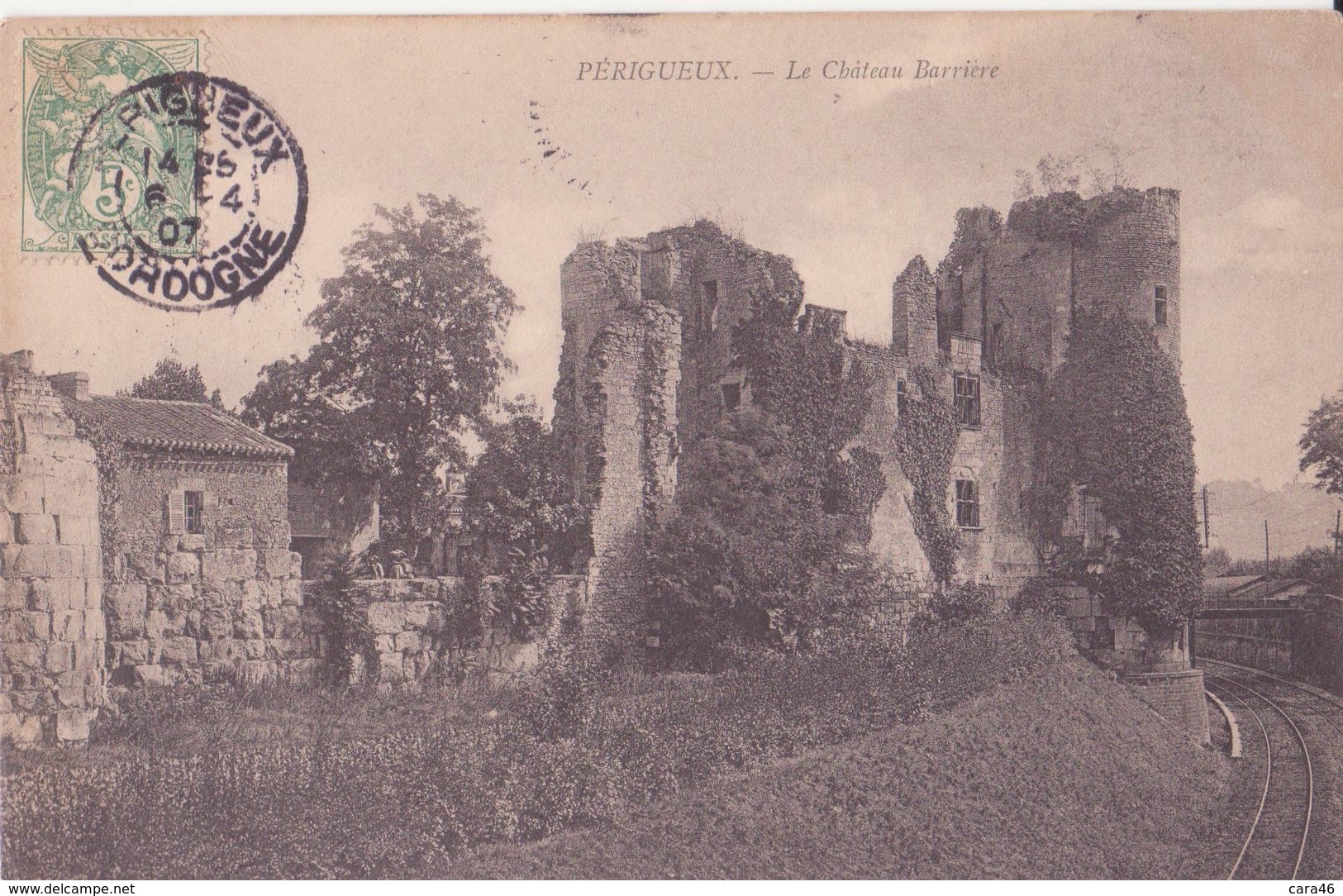 CPA - PERIGUEUX Le Château Barrière - Périgueux