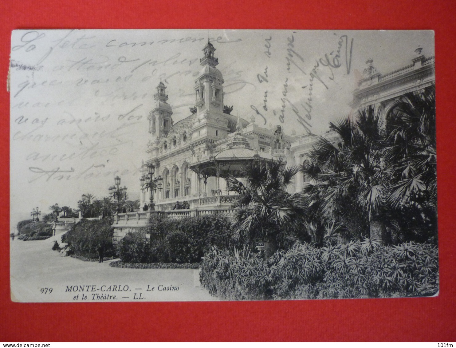 MONTE CARLO - LE CASINO ET LE THEATRE 1907 - Monte-Carlo