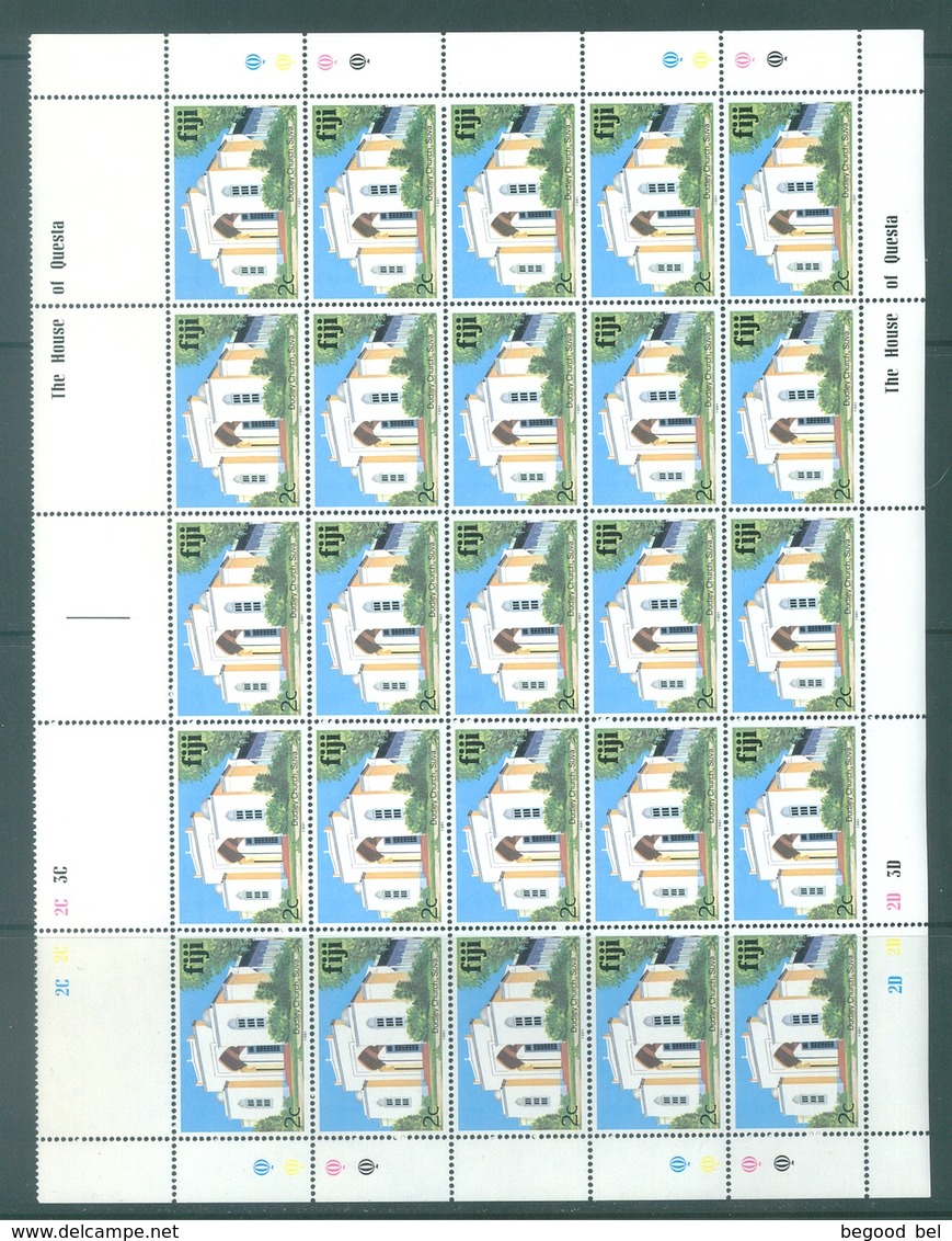 FIJI  - 1979 - MNH/** - Yv 405-408 IN SHEET OF 25 STAMPS -  Lot 18930 - Fiji (1970-...)