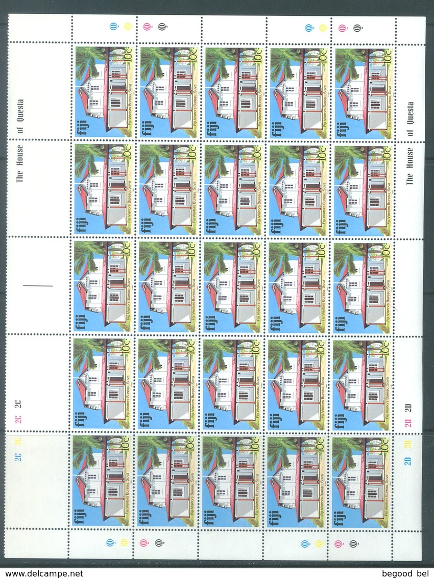 FIJI  - 1979 - MNH/** - Yv 405-408 IN SHEET OF 25 STAMPS -  Lot 18930 - Fidji (1970-...)