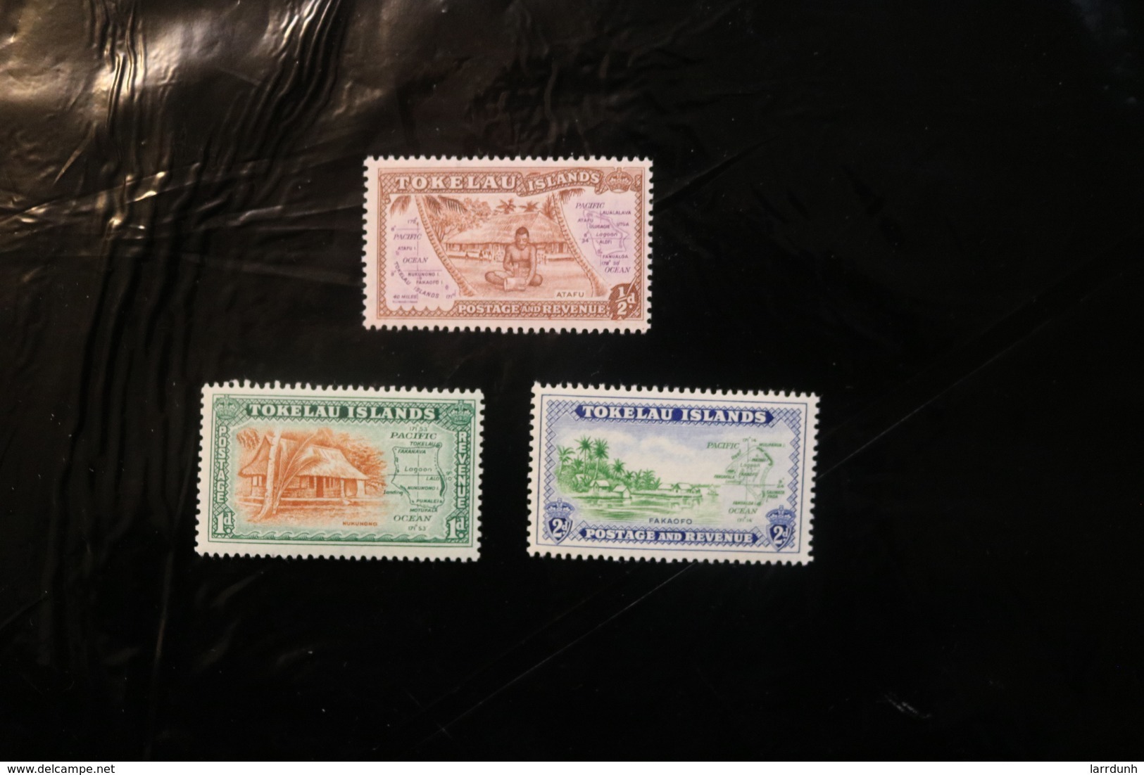 Tokelau 1-3 Views Of The Island MNH 1948 A04s - Tokelau