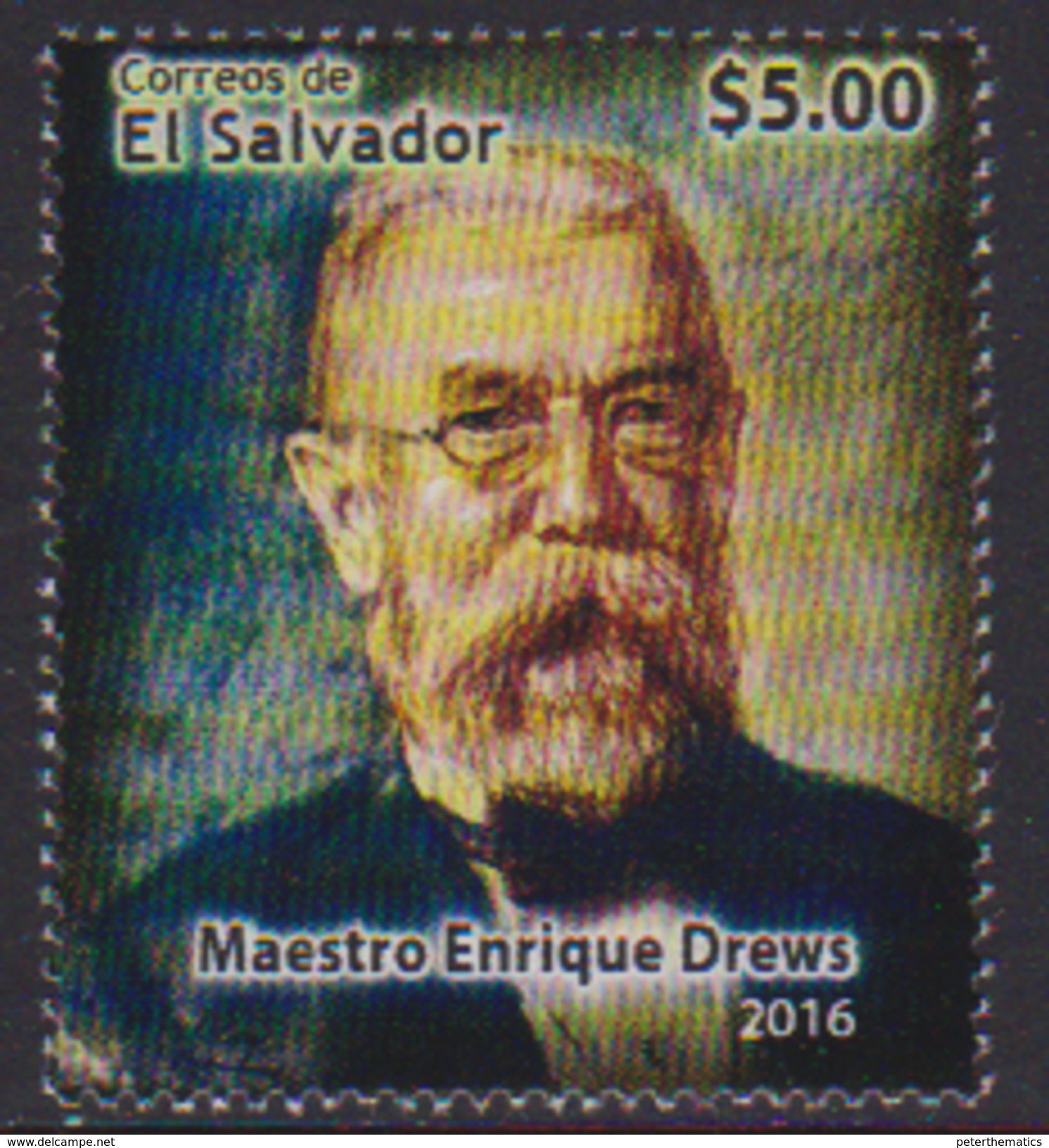 EL SALVADOR, 2016, MNH, ENRIQUE DREWS, MUSIC,1v - Music