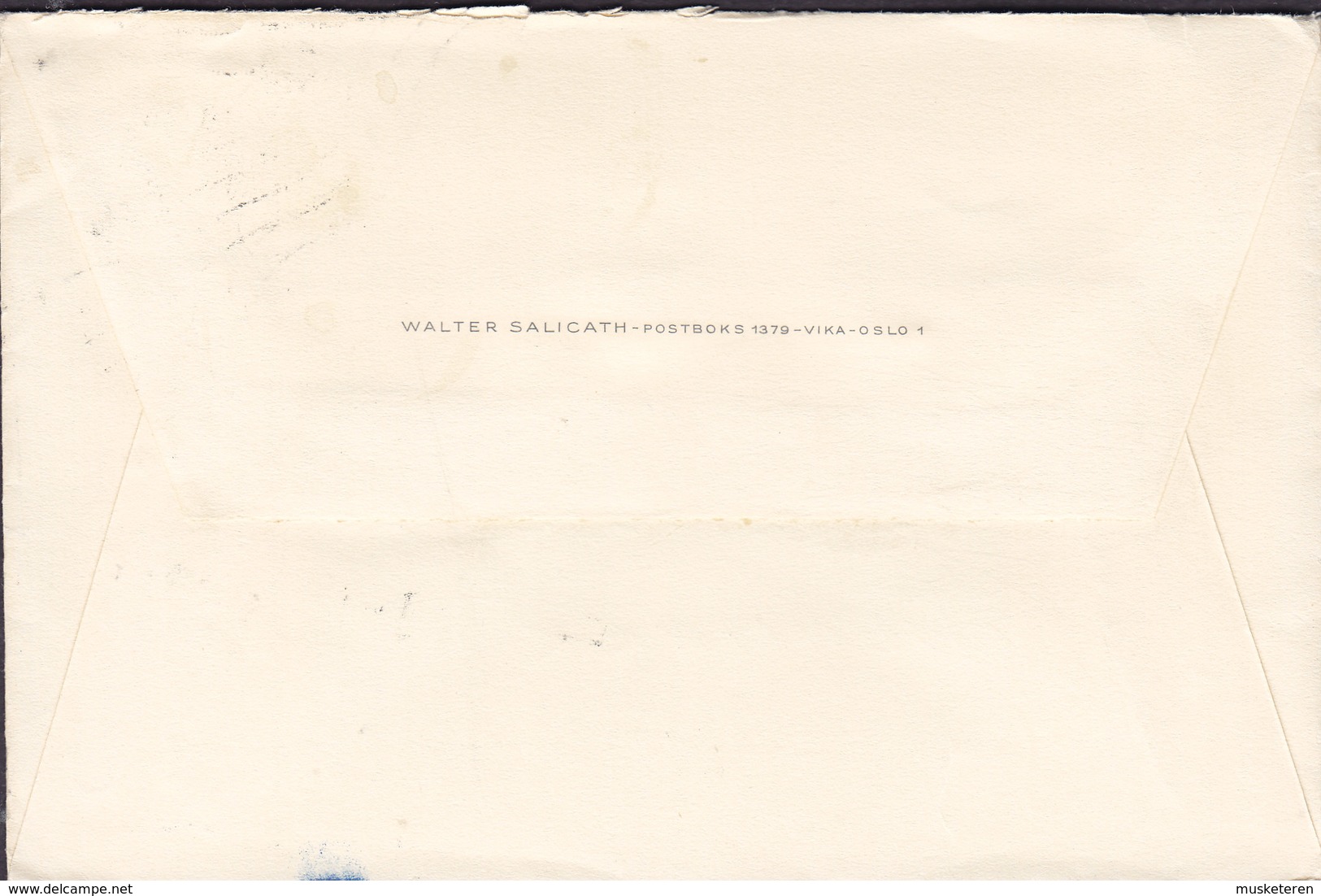 Norway WALTER SALICATH Vika OSLO 1987 Cover Brief BALLERUP Denmark H. Wildenvey, Lyriker Single Franking - Briefe U. Dokumente