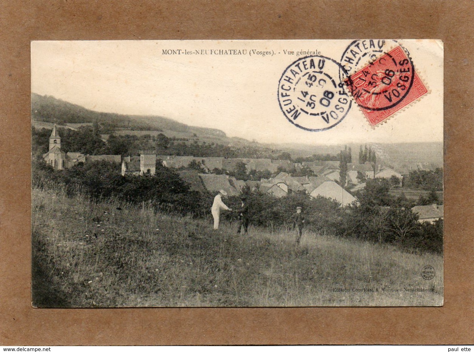 CPA - MONT-les-NEUFCHATEAU (88) - Aspect Du Village En 1906 - Autres & Non Classés