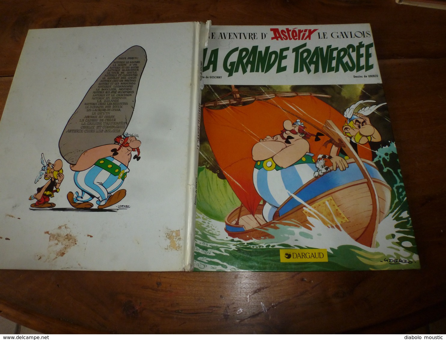 1984  Astérix  La Grande Traversée : Dépot Légal Mars 1984 -Imprimerie Du Narval 94400 Vitry-sur-Seine - Asterix